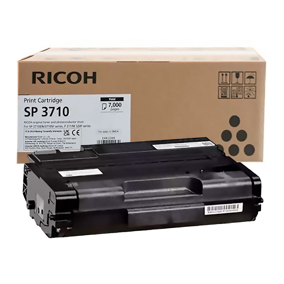 RICOH - Toner Ricoh 3710 Original para impresoras Ricoh SP 3710 M 320F