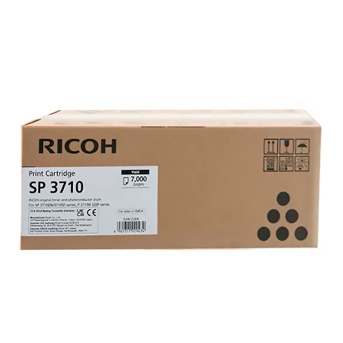 RICOH - Toner Ricoh 3710 Original para impresoras Ricoh SP 3710 M 320F