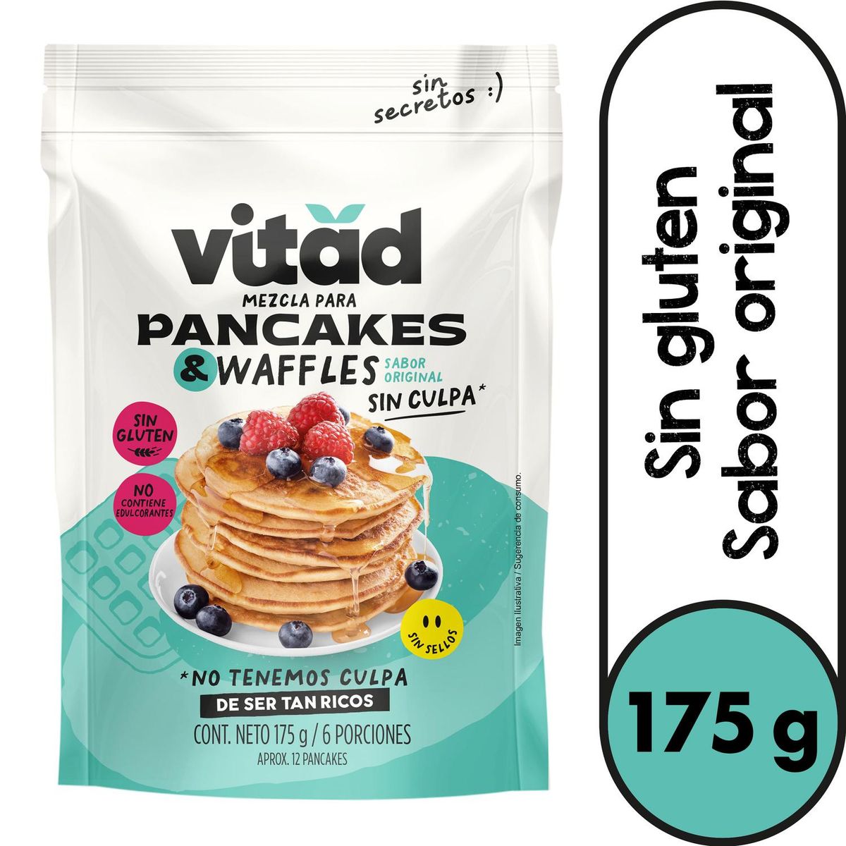 ALQUERIA - Mezcla Pancakes Vitad sin gluten 175g