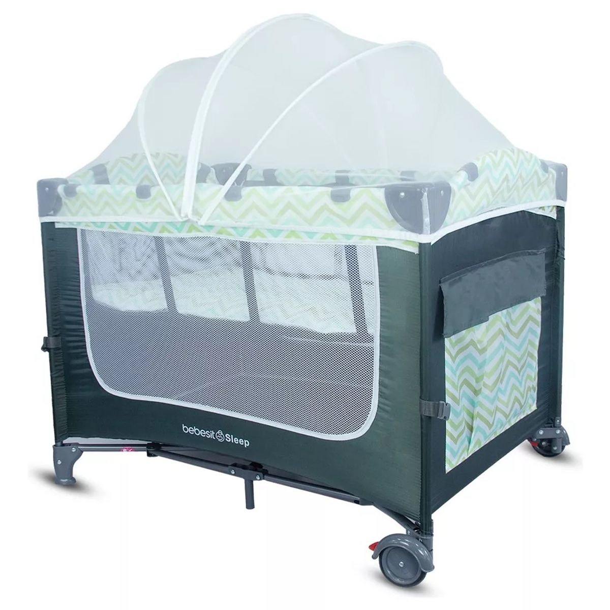 BEBESIT - Cuna Corral Tipo Colecho Sleep Bebesit Verde