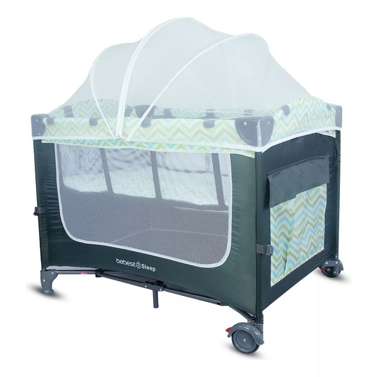 BEBESIT - Cuna Corral Tipo Colecho Sleep Bebesit Verde
