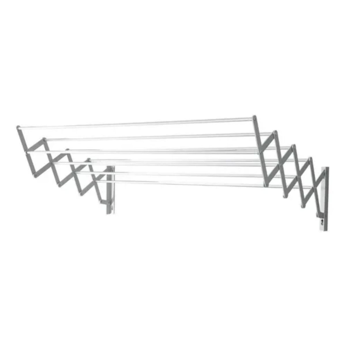GENERICO - Tendedero De Ropa Plegable Aluminio 80cm X 1mt