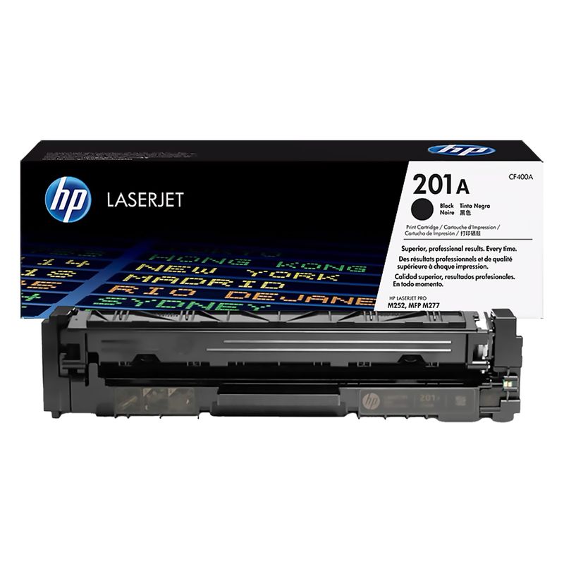 HP - Tóner 201A HP Negro Para Impresoras HP Color LaserJet Pro M252 M277