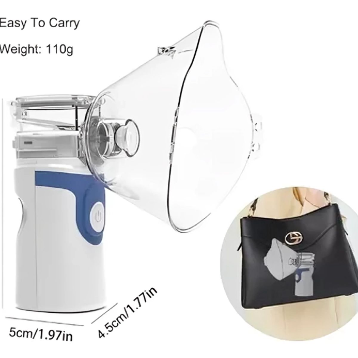 GENERICO - Nebulizador Portátil Recargable Adulto O Niño