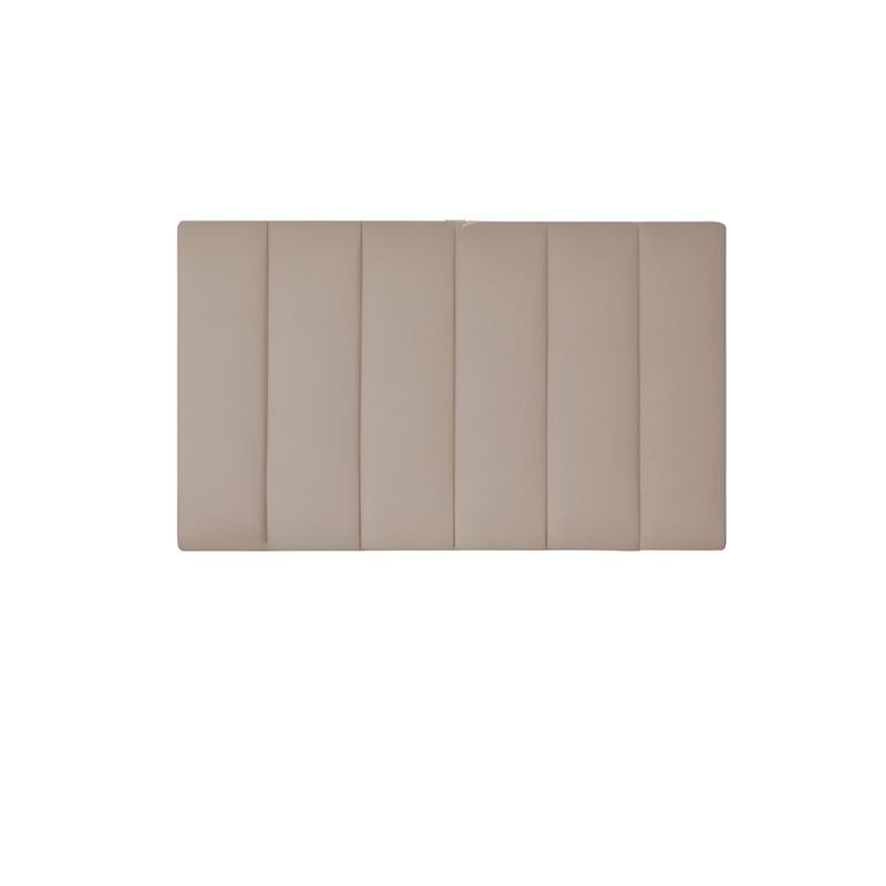 DISEÑOS RAMONA'S - Cabecero Doble 140x60 Paneles Verticales Beige Tela