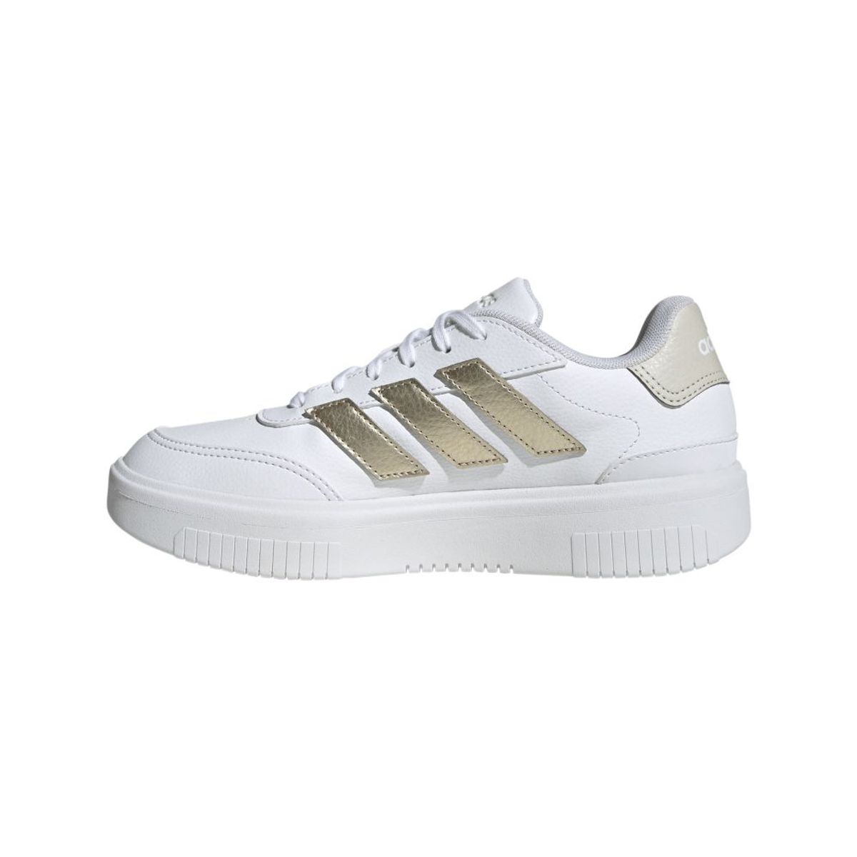 ADIDAS - Tenis Mujer Adidas Courtblock Bold - Blanco-Dorado
