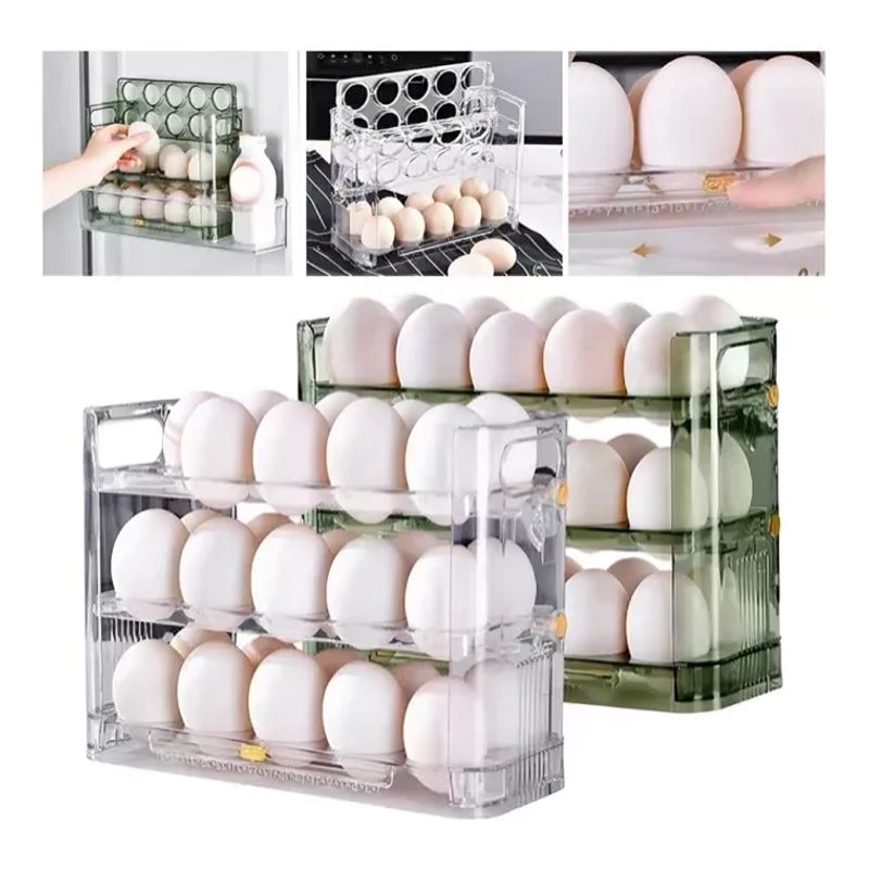 GENERICO - Huevera Organizador De Huevos 30 Huevos