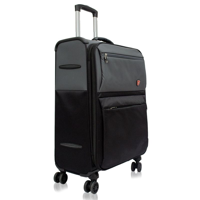 EXPLORA MALETAS - Maleta Blanda Mediana Spinner Gris