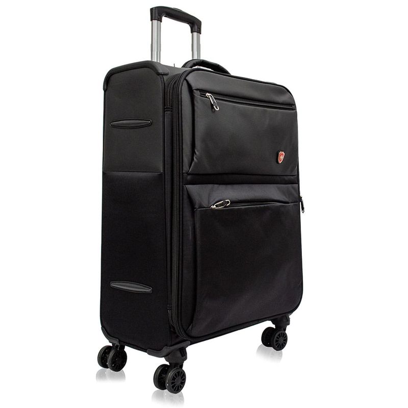 EXPLORA MALETAS - Maleta Blanda Grande Spinner Negro
