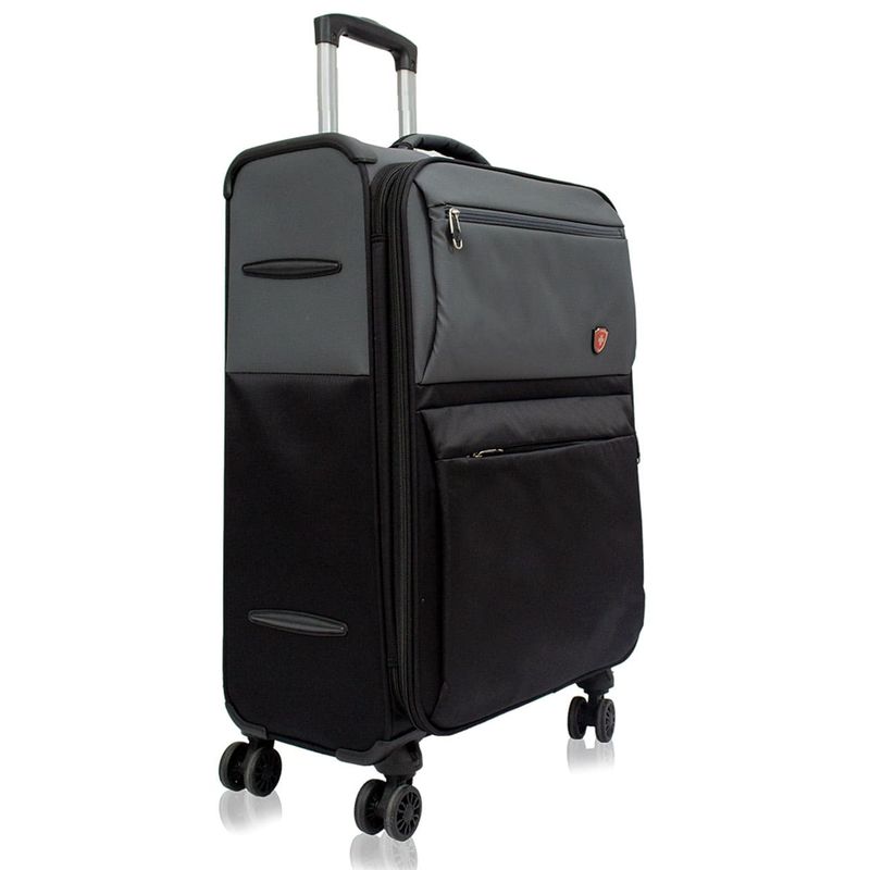 EXPLORA MALETAS - Maleta Blanda Grande Spinner Gris