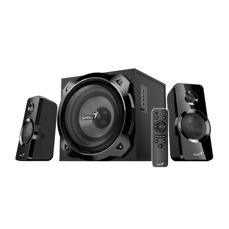 GENIUS - Parlantes Genius SW-2.1 1850 BT  Bluetooth 5.3  50W Subwoofer 25W
