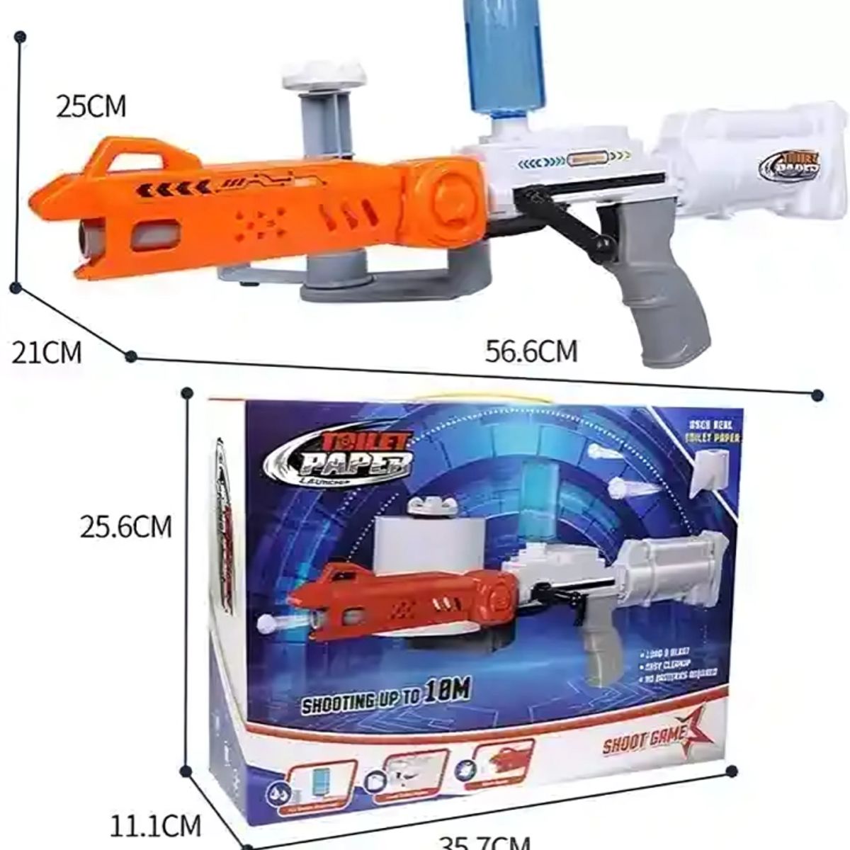 GENERICO - Juguete Lanzador De Papel Higenico Para Niños