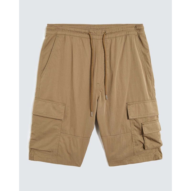 SEVEN SEVEN - Bermuda Para Hombre Regular Largo Color Café Marca Seven Seven #45100708