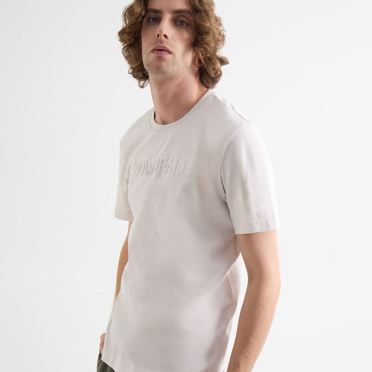 SEVEN SEVEN - Camiseta Para Hombre Manga Corta Cuello Redondo Color Marfil Marca Seven Seven #45092665