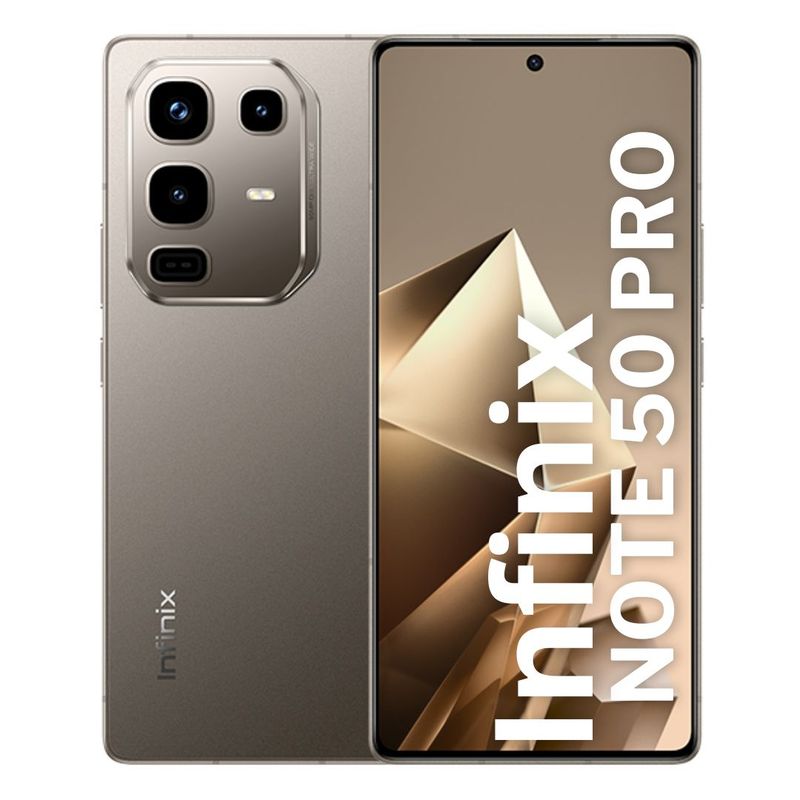 INFINIX - Celular INFINIX Note 50 Pro 256GB/12GB RAM - Gris Titanium