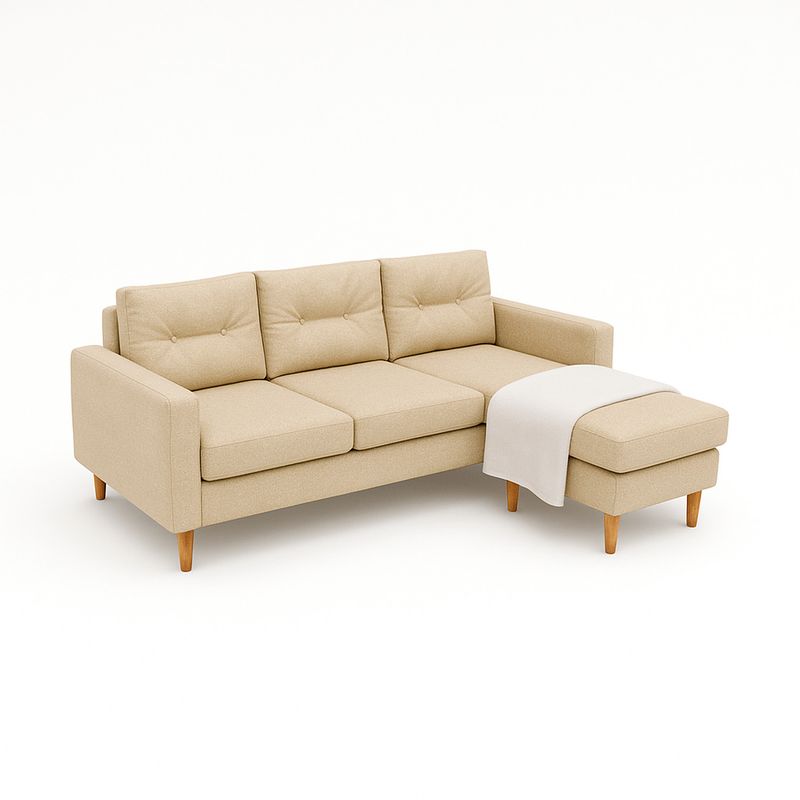 HIGH CLASS - Sala en L Cielo Beige - Modular
