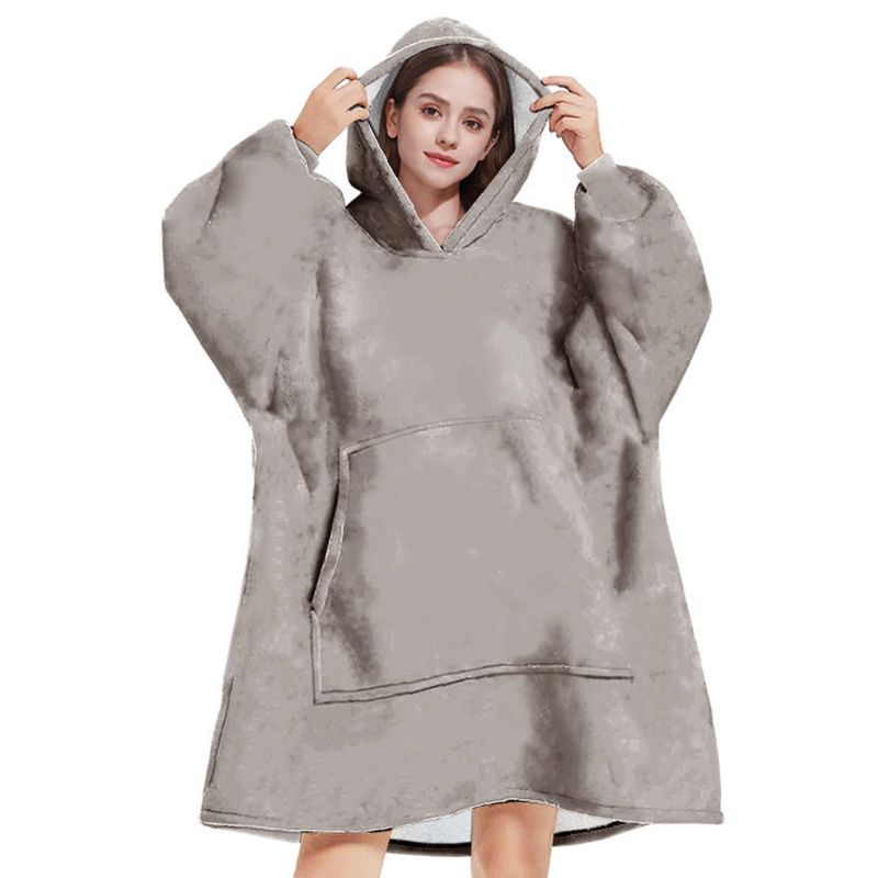 GENERICO - Buzo Termico Ovejero Con Bolsillo Canguro 95x90 cm gris