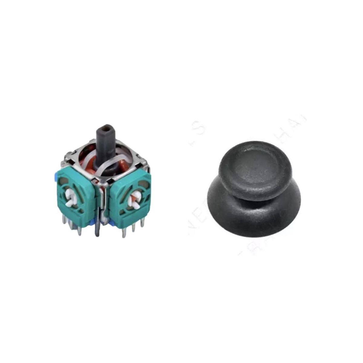 GENERICO - 1 Análogo Repuesto Joystick + 1 Capuchas Para Control Ps4