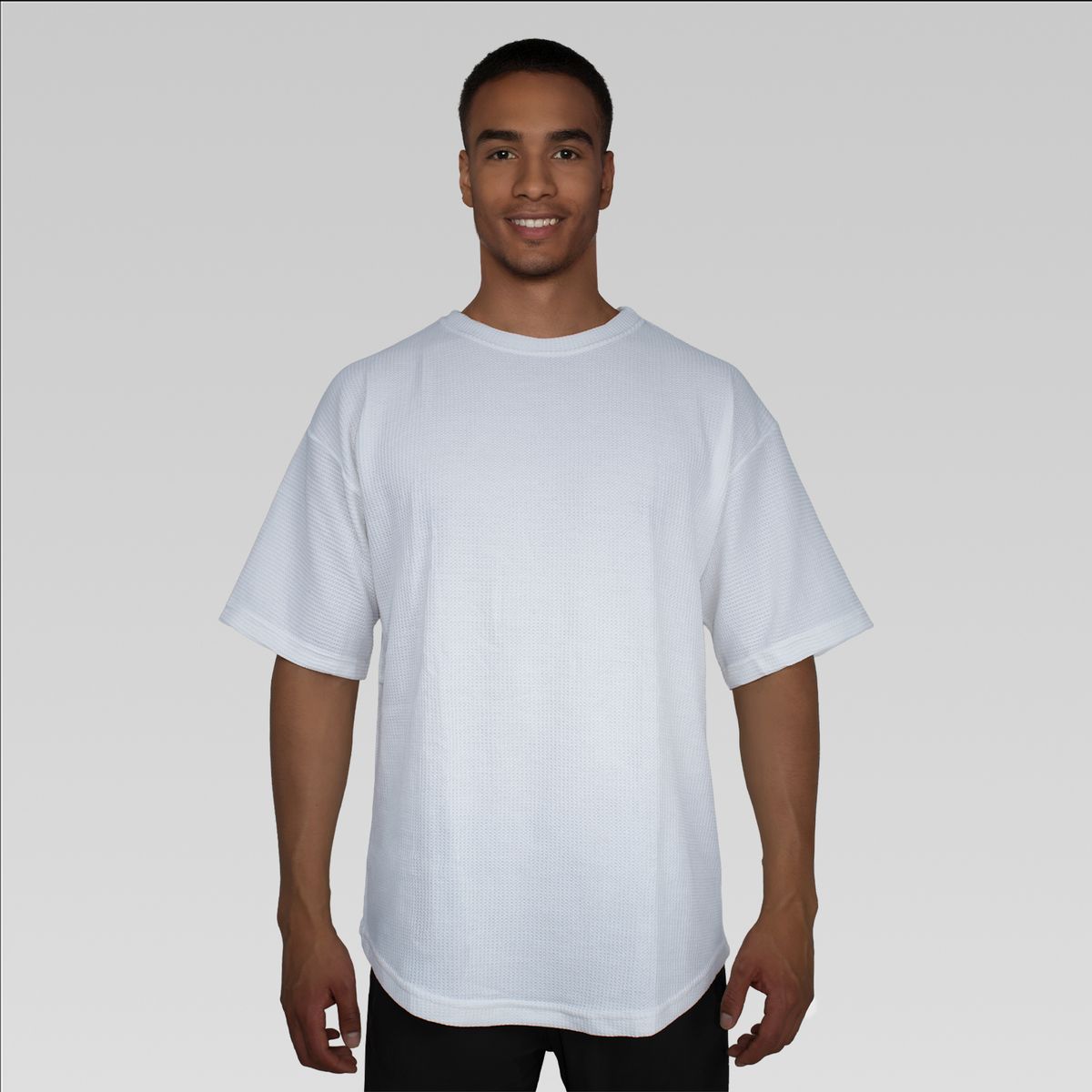 SYK - Camiseta Oversize Unicolor Hombre