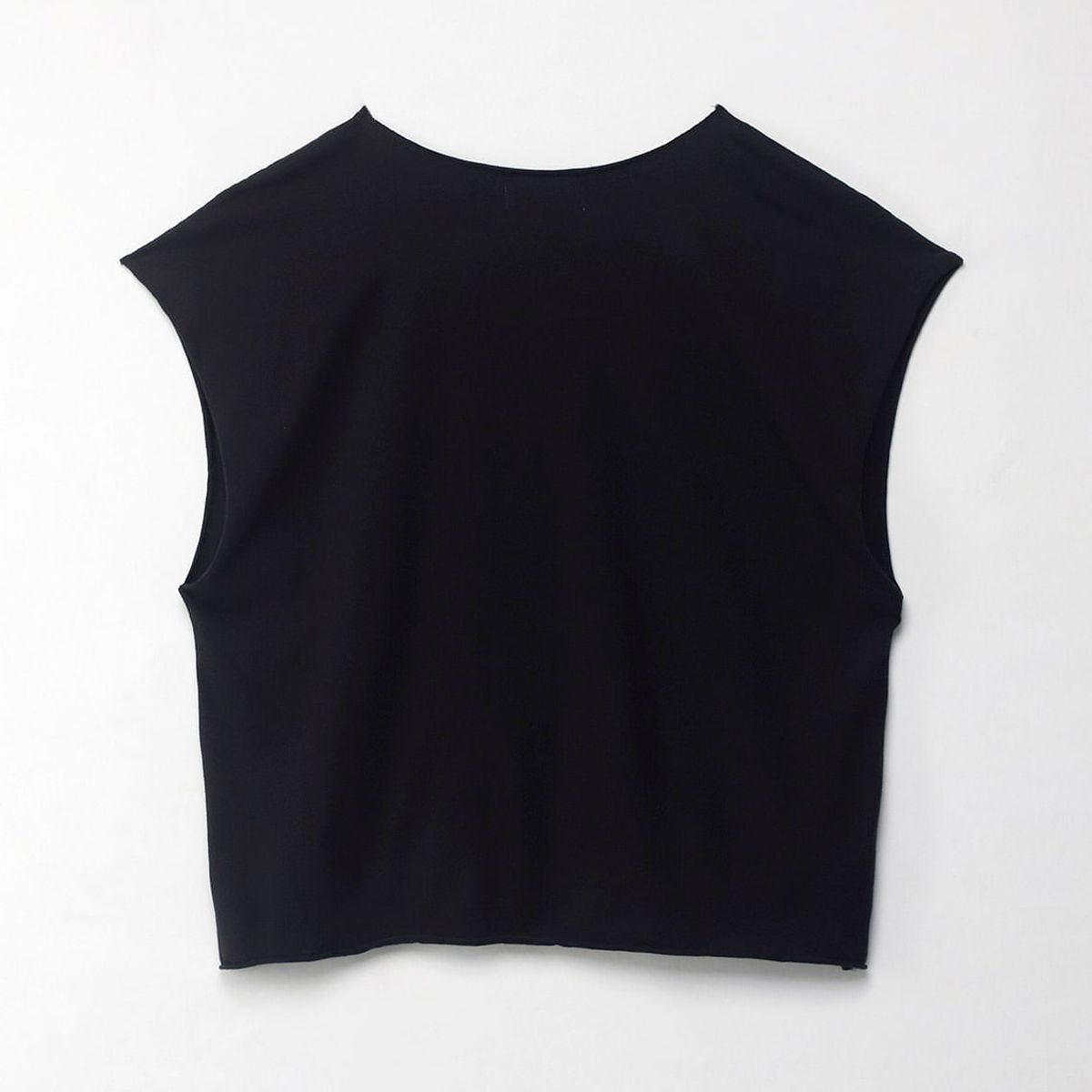 TENNIS - Camiseta Boxy fit manga sisa negra para mujer