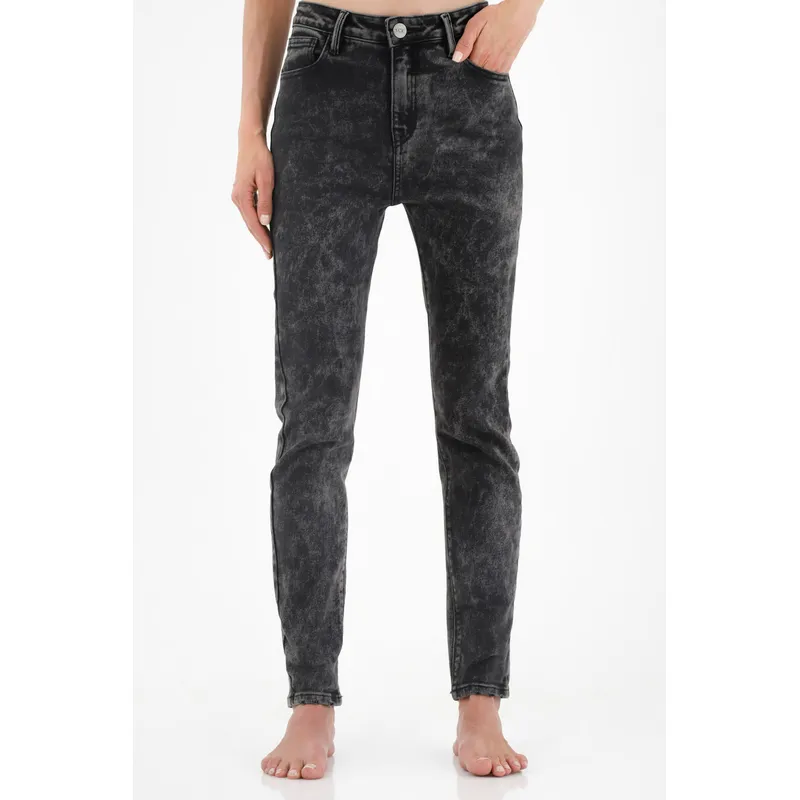 TENNIS - Jean Slim negro para mujer