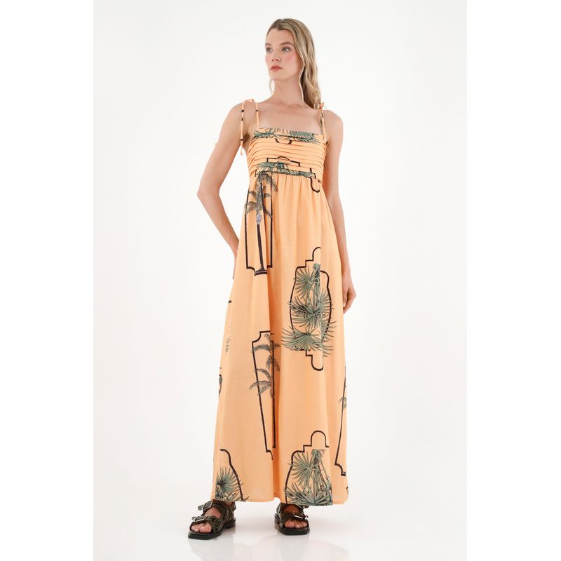 TENNIS - Vestido largo estampado para mujer