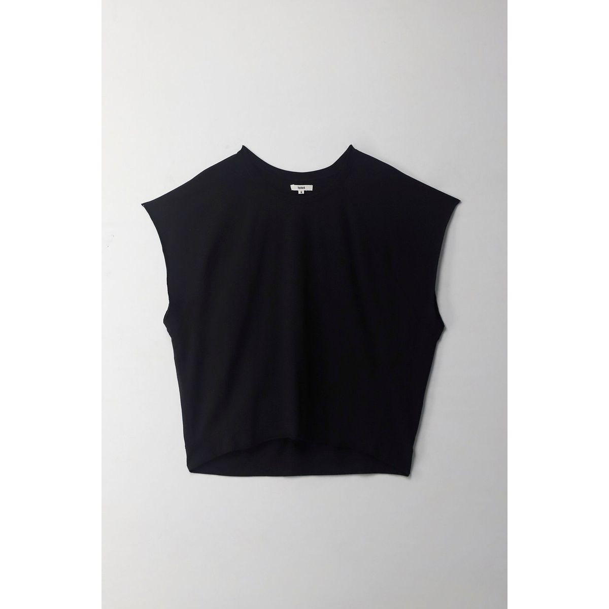 TOPMARK - Camiseta con cortes verticales negra para mujer