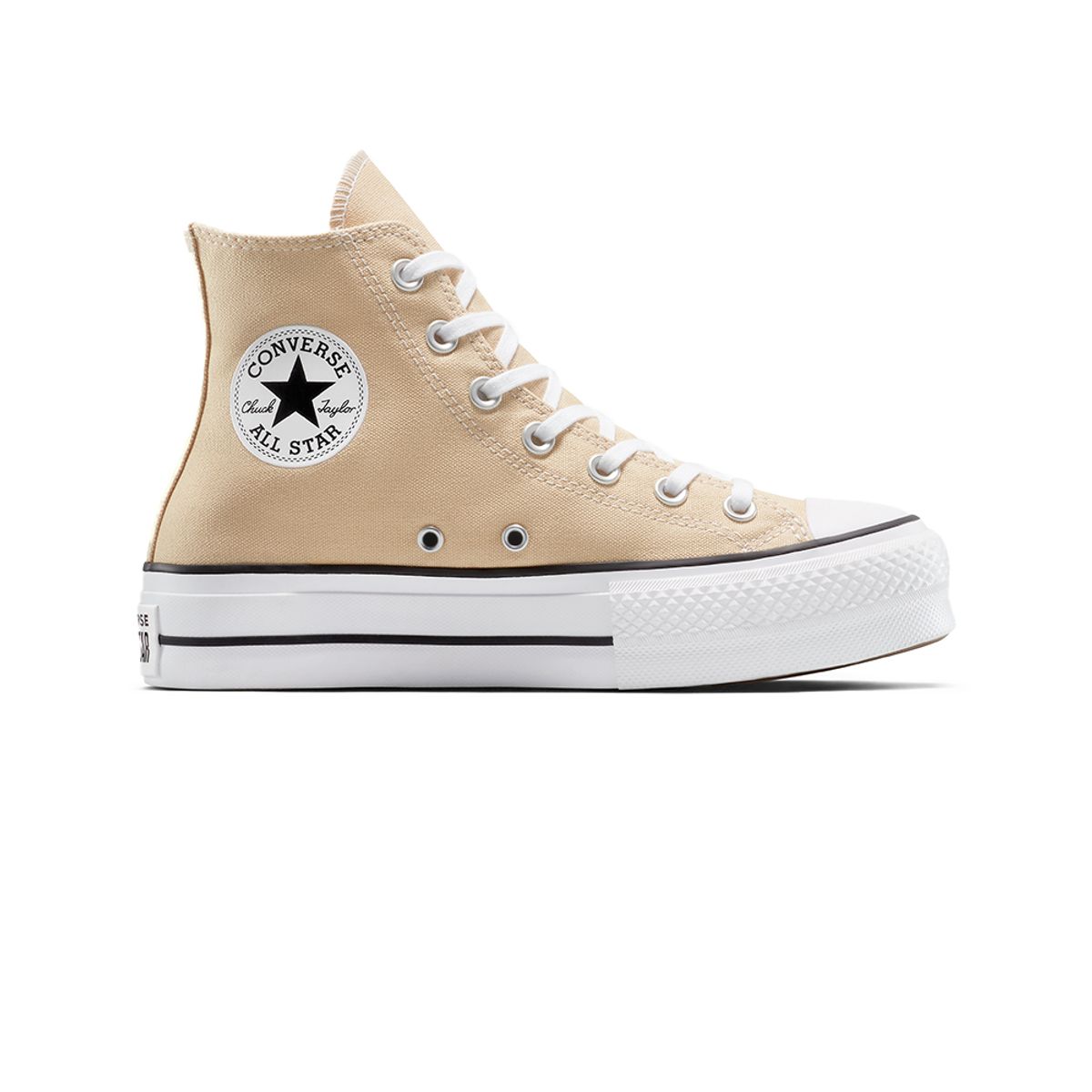 CONVERSE - Tenis Converse Botas Chuck Taylor AllStar Mujer-Beige/Blanco