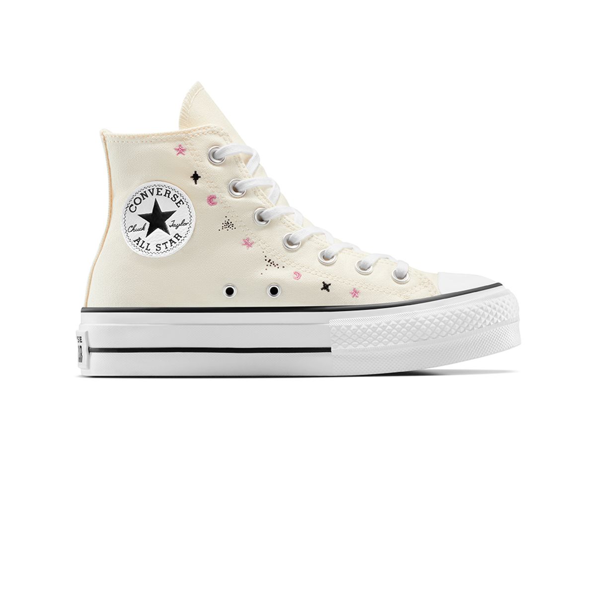 CONVERSE - Tenis Converse Botas Chuck Taylor All Star Lift Mujer-Beige