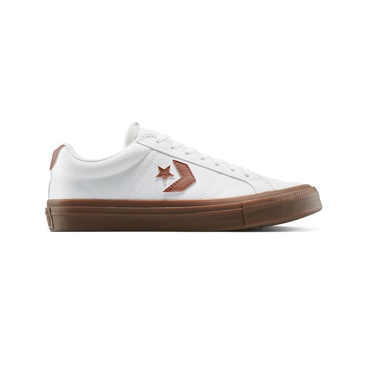 CONVERSE - Tenis Converse Sport Casual Hombre-Blanco/Café