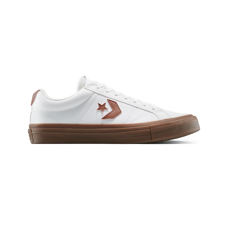 CONVERSE - Tenis Converse Sport Casual Hombre-Blanco/Café