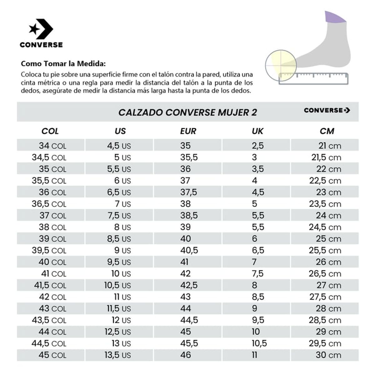 CONVERSE - Tenis Converse Ctas Lift Double Stack Mujer-Blanco