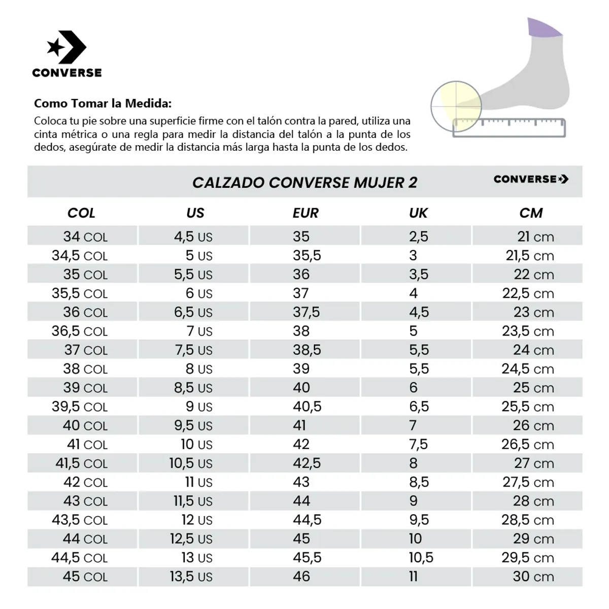 CONVERSE - Tenis Converse Ctas Lift Double Stack Mujer-Blanco
