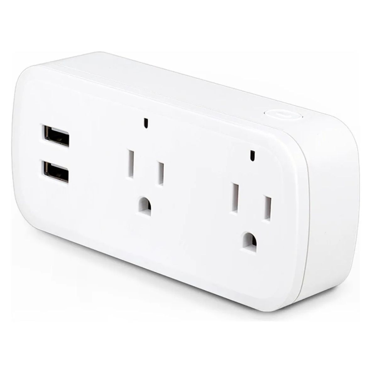 GENERICO - Enchufe Inteligente Tomacorriente Doble 2 Usb Alexa Google
