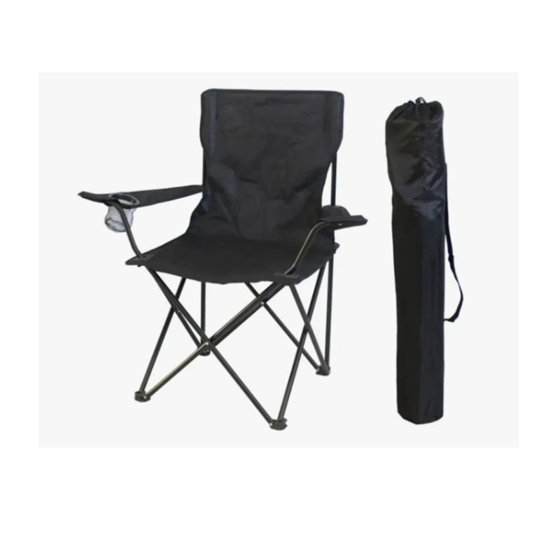 GENERICO - Silla Grande Plegable Con Brazos Y Bolso