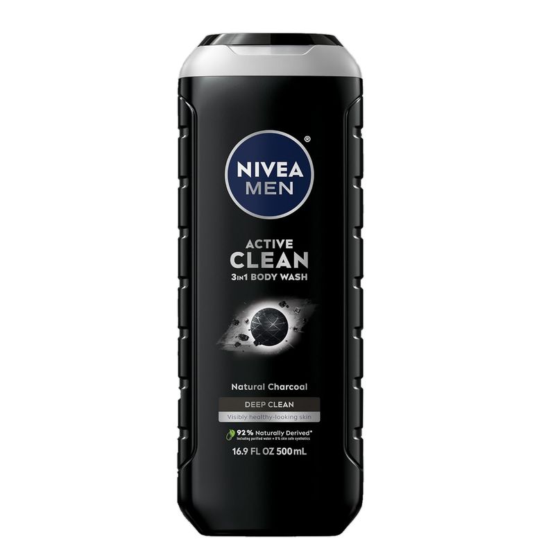 NIVEA - Jabón Líquido Corporal Nivea Men Active Clean 500ml