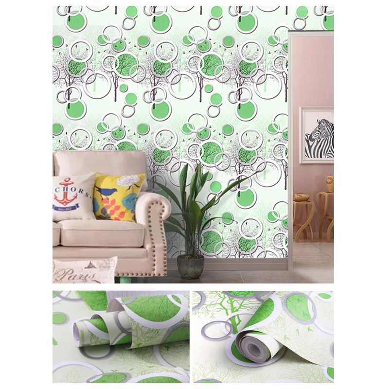 GENERICO - Papel Vinilo Adhesivo De 10 M X 45 Cm Verde