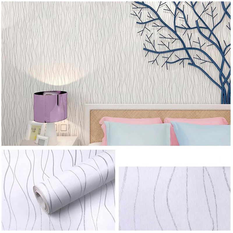 GENERICO - Papel Vinilo Adhesivo De 10 M X 45 Cm Blanco