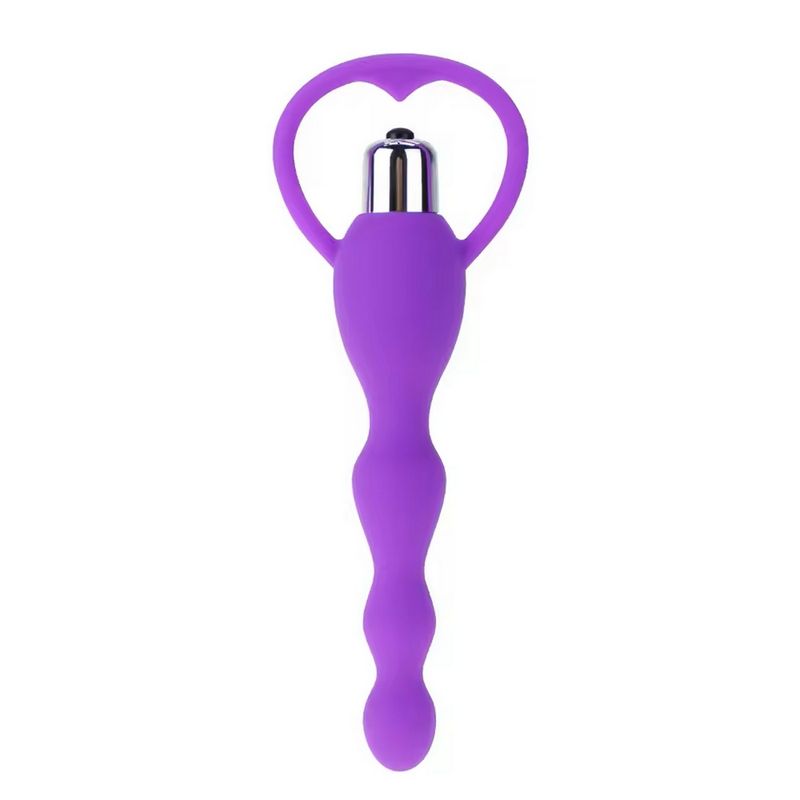 GENERICO - Plug Anal Vibrador Silicona Juguete + Baterias 26495-16