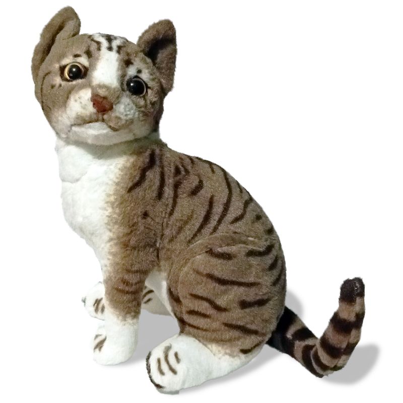 GENERICO - Peluche Gato Realista 30 Cm