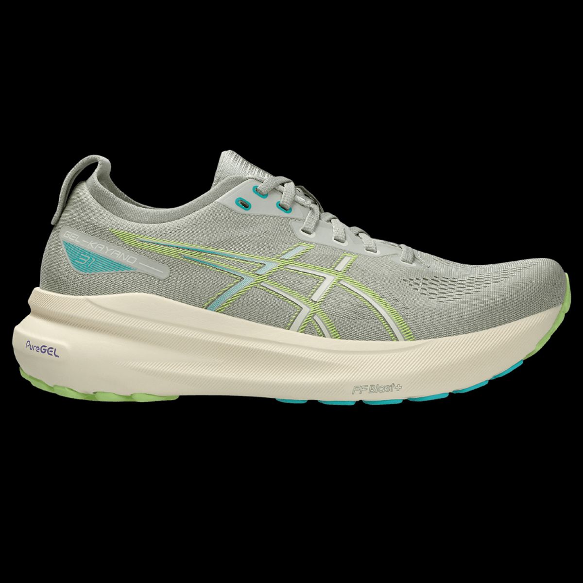 ASICS - Asics Gel-Kayano 31 Tenis gris de hombre para correr