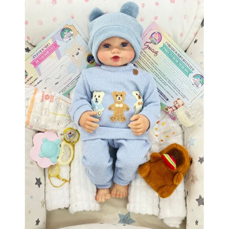 GENERICO - ❤ Bebe Reborn ❤ Jacobo ❤ Ropa Azul ❤