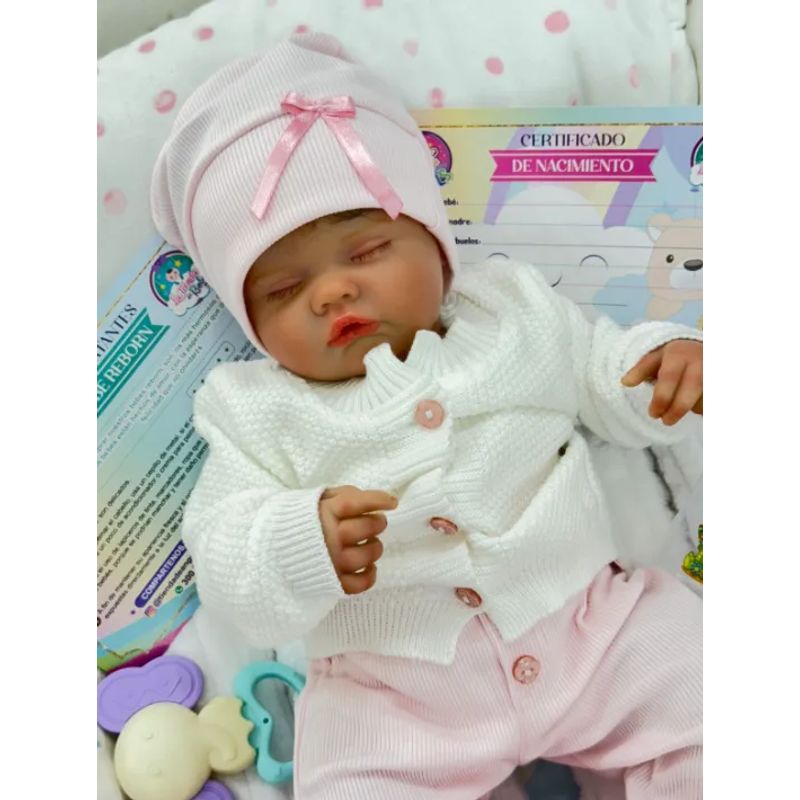 GENERICO - ❤Bebe Reborn ❤ Nadia ❤ Ropa Rosada ❤