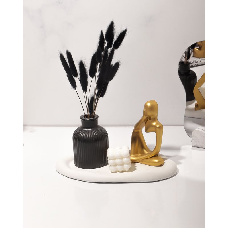 DECORACIONES ALE Y GABI - Centro de Mesa Negro Kalio para el Hogar