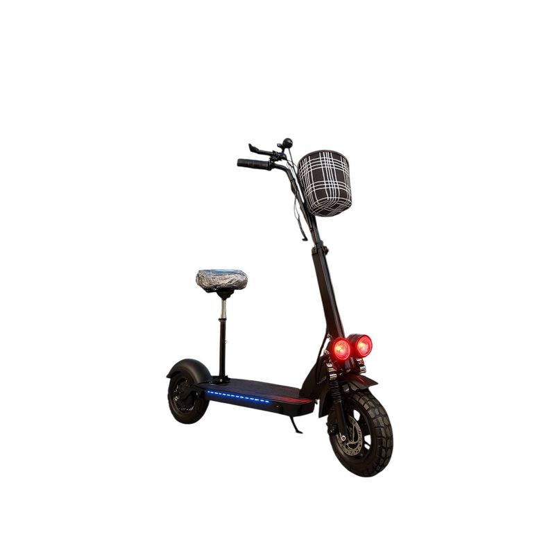 GENERICO - Scooter Patineta Electrica Recargable Con Silla 2 en 1