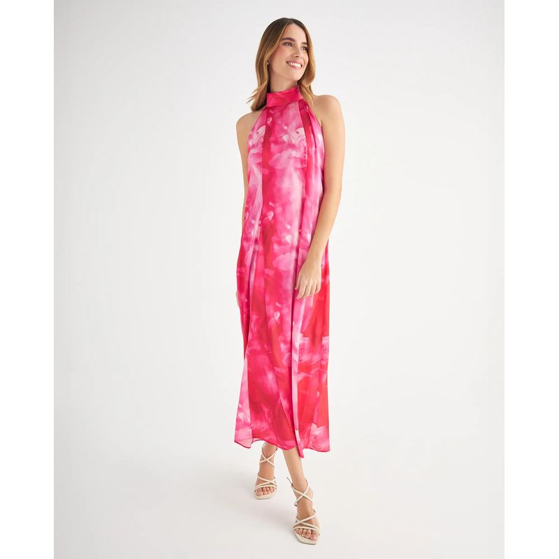 ESPRIT - Vestido Midi Esprit Mujer Silueta Tipo A