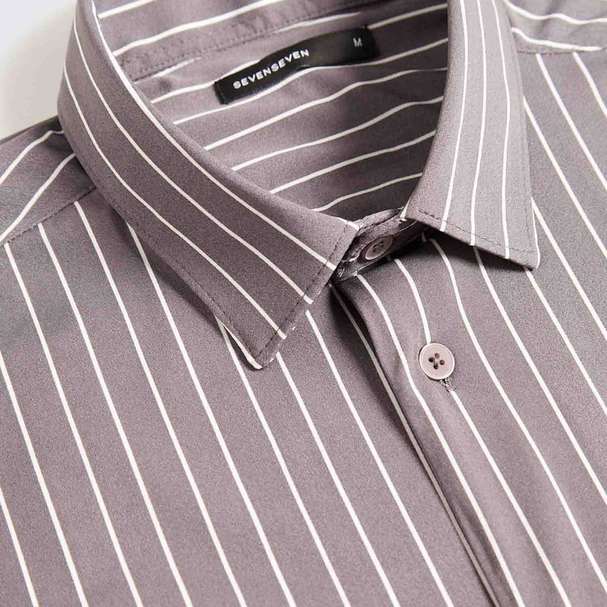 SEVEN SEVEN - Camisa De Hombre  Color Gris Marca Seven Seven #45012116