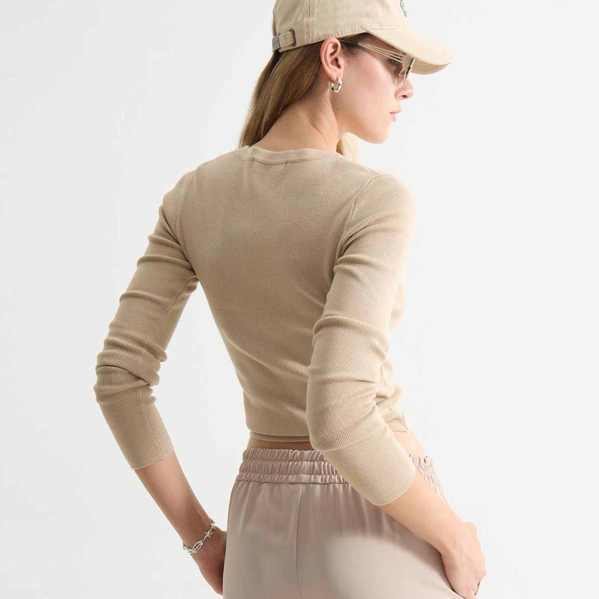 SEVEN SEVEN - Camiseta De Mujer  Color Taupe Marca Seven Seven #28096262