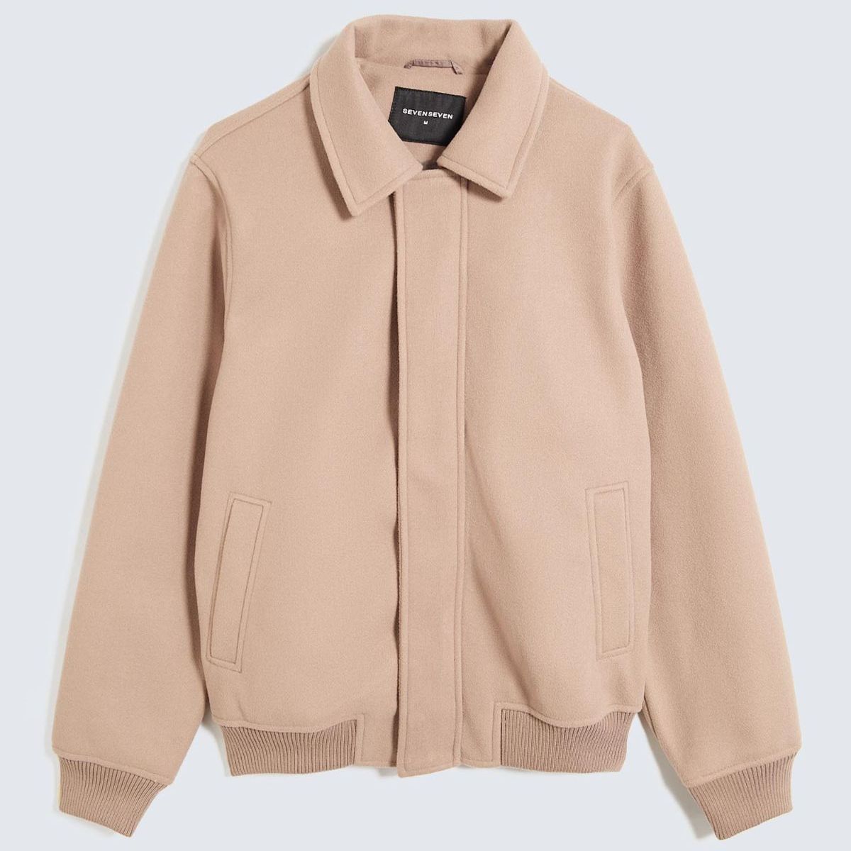 SEVEN SEVEN - Camiseta Oversize Con Textura  Para Hombre Taupe Seven Seven