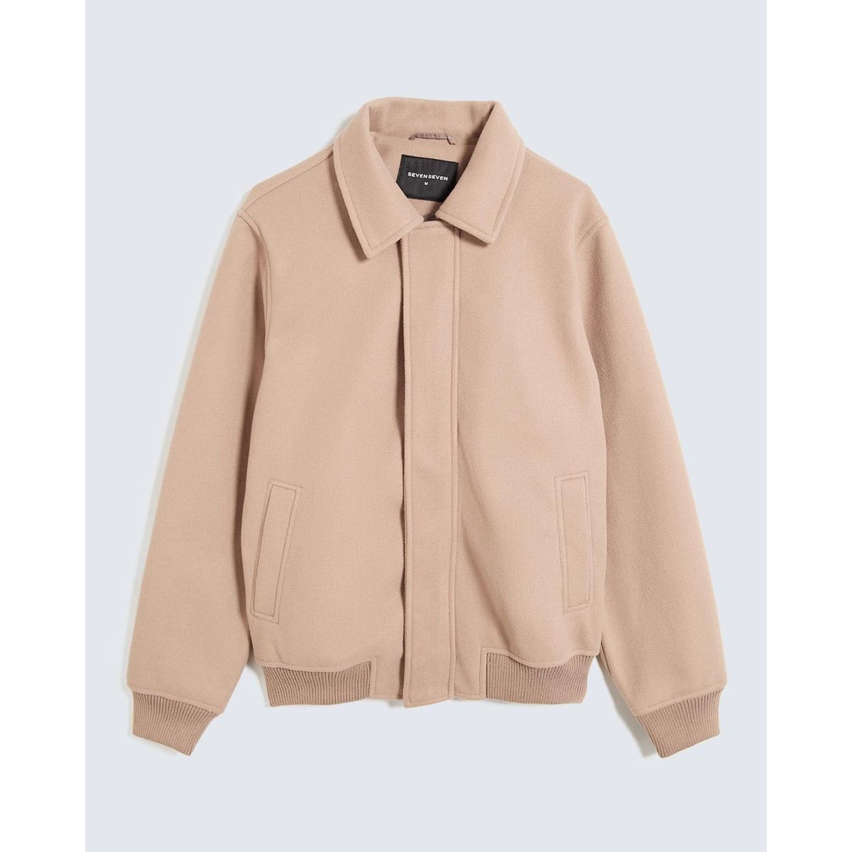 SEVEN SEVEN - Camiseta Oversize Con Textura  Para Hombre Taupe Seven Seven